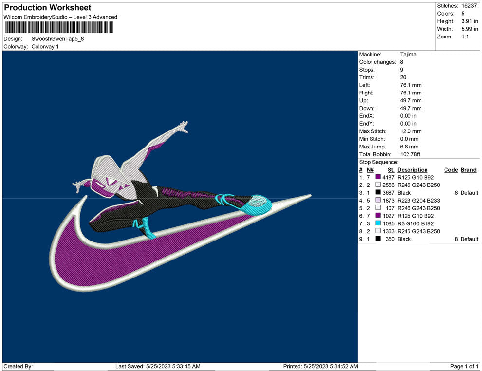 Swoosh Gwen Tap