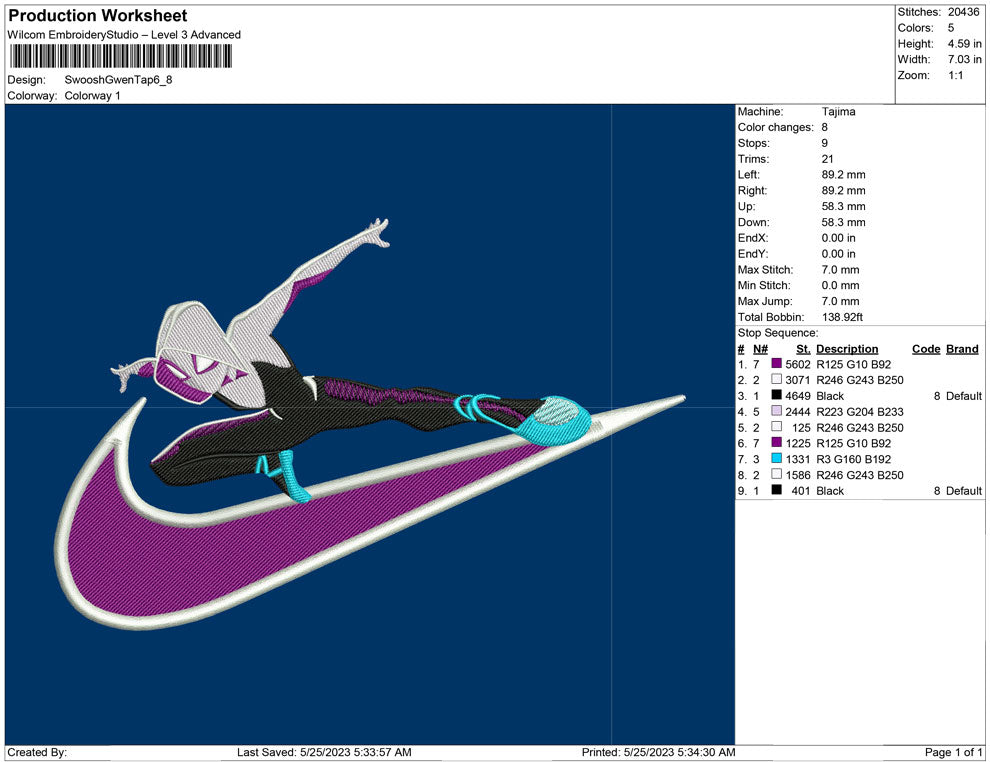 Swoosh Gwen Tap