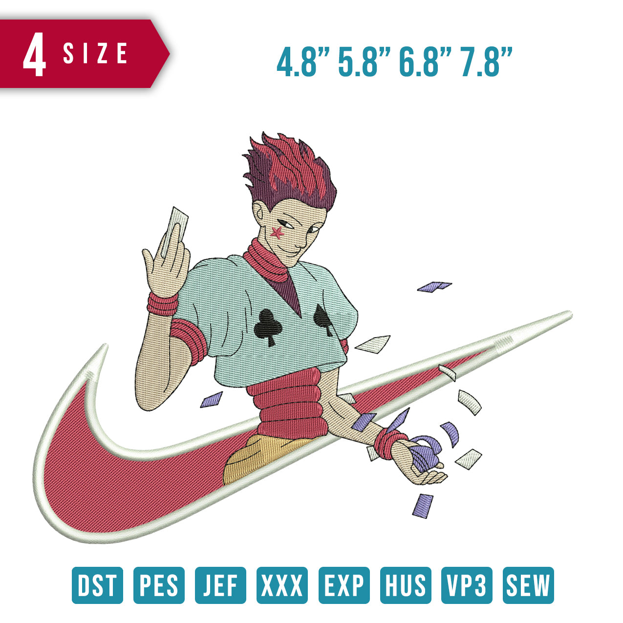 Swoosh Hisoka Card
