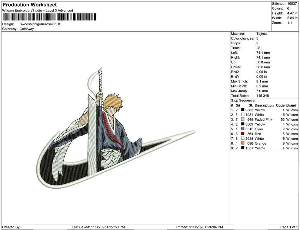 Swoosh ichigo kurosaki