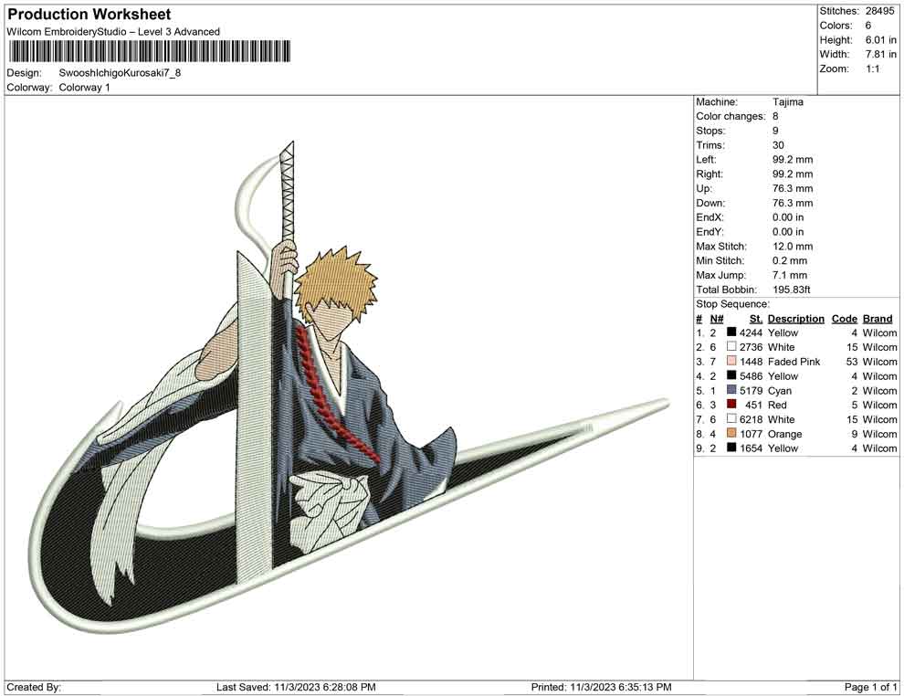 Swoosh ichigo kurosaki