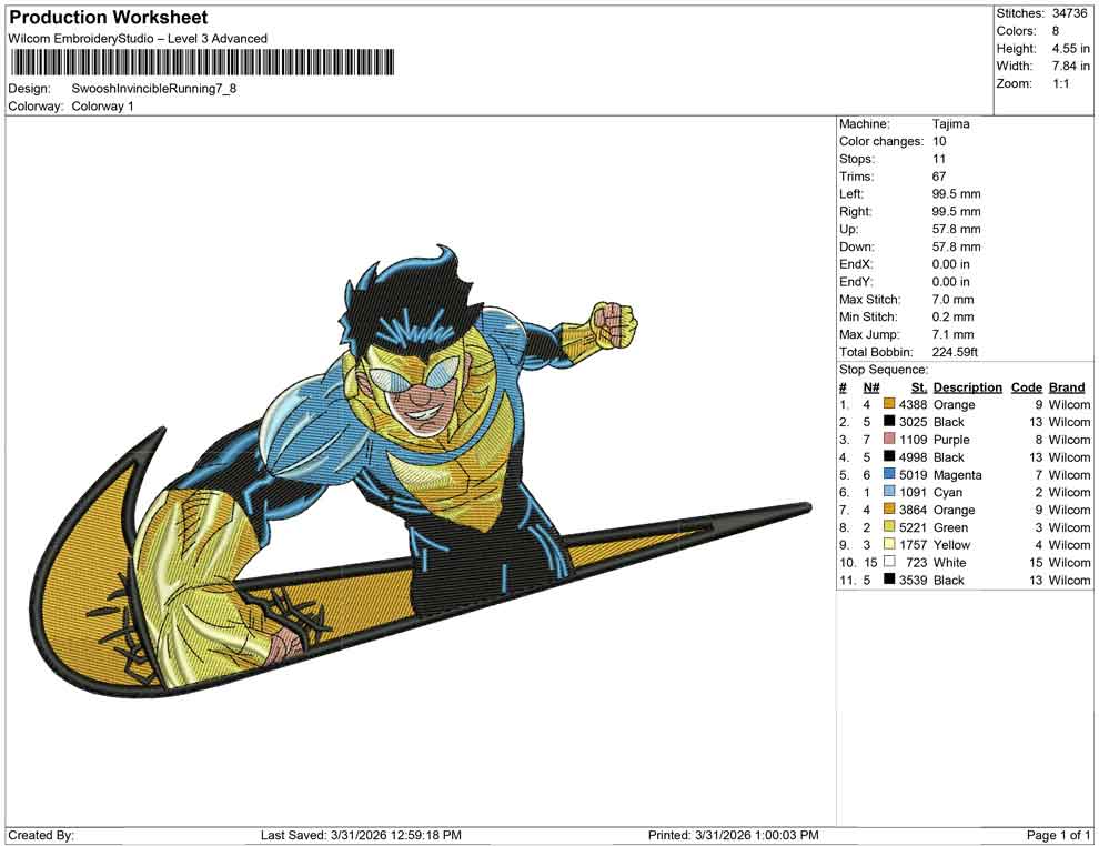 Swoosh Invincible Running