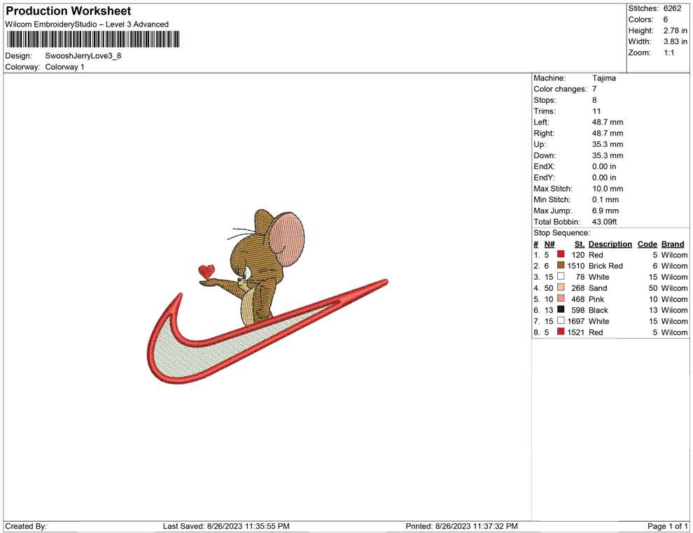 Swoosh Jerry love