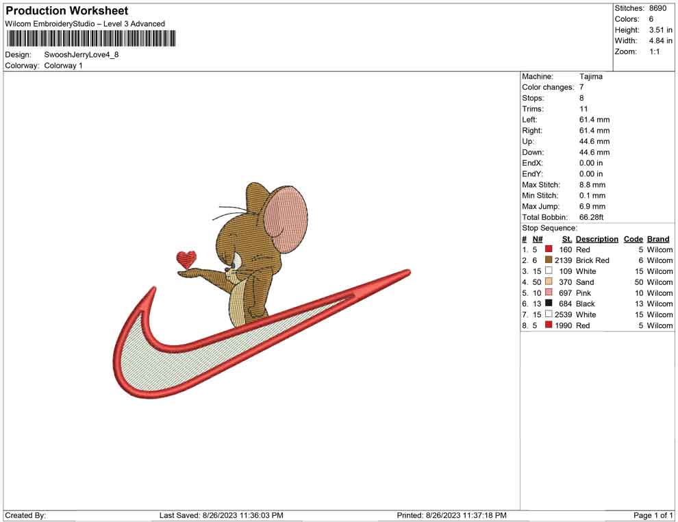 Swoosh Jerry love