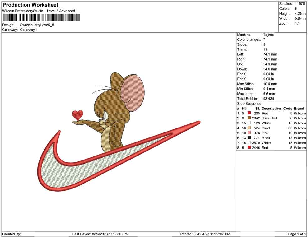 Swoosh Jerry love