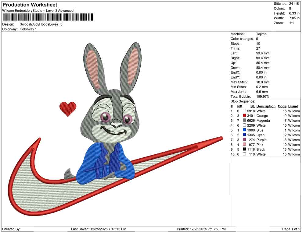 Swoosh Judy Hoops Love