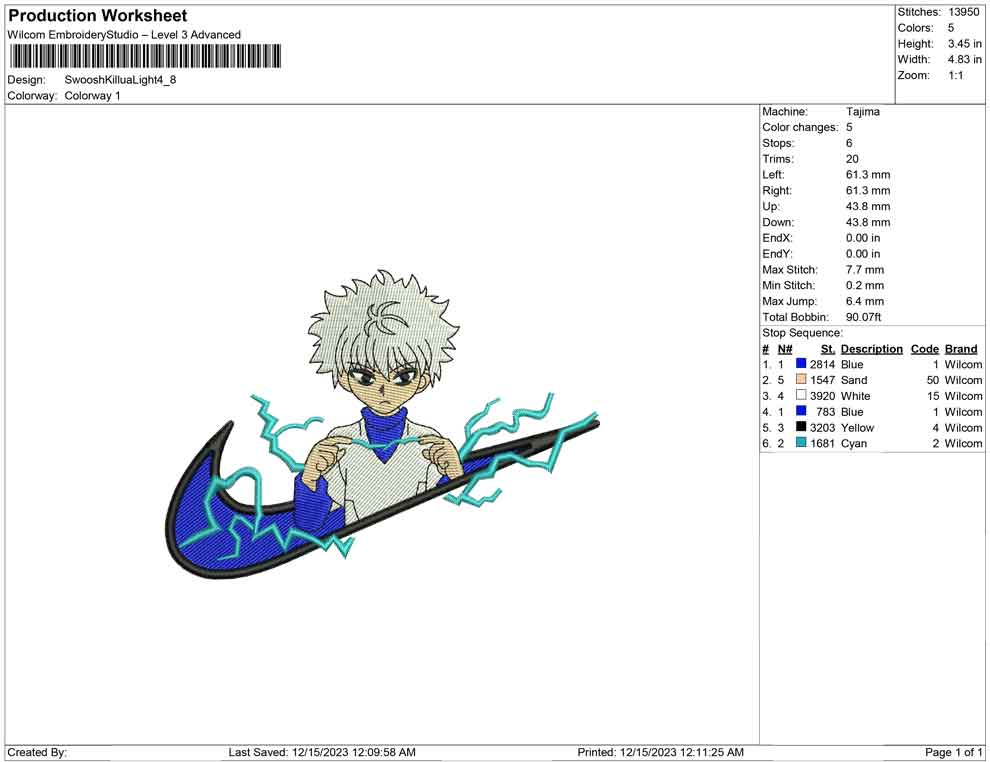 Swoosh Killua Light