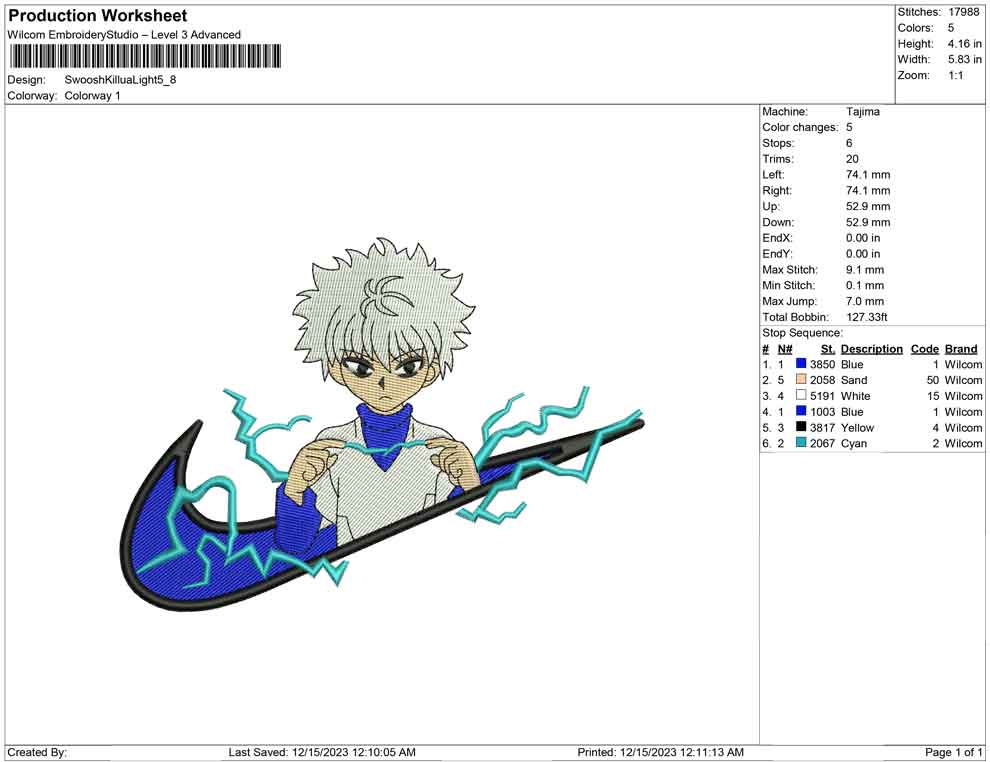 Swoosh Killua Light