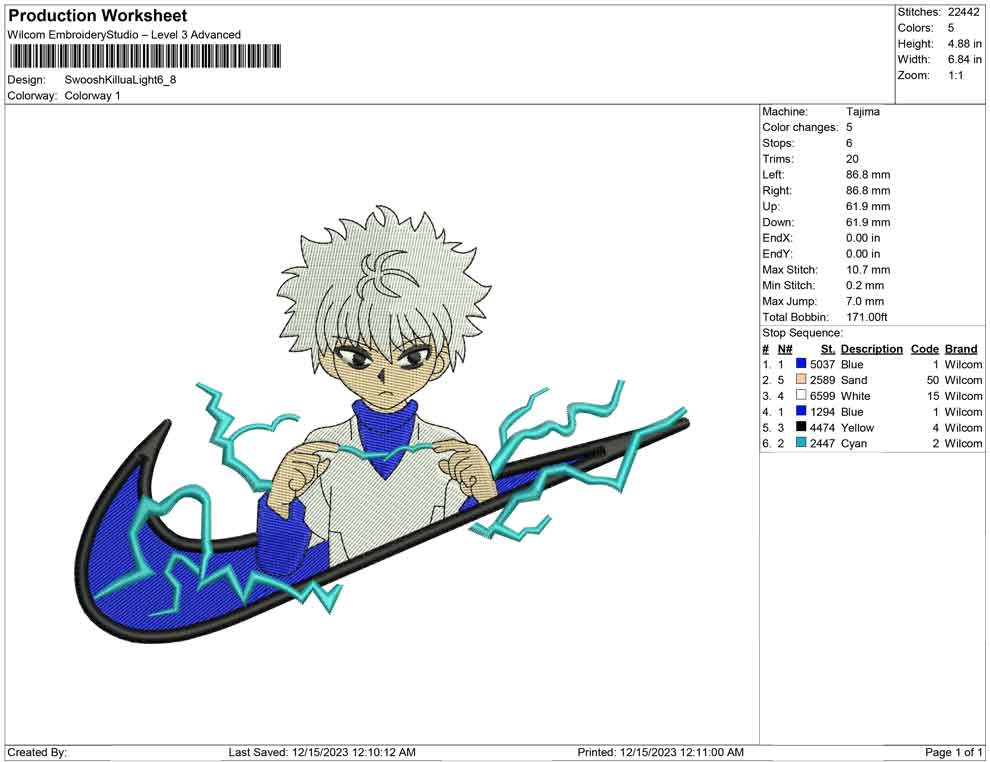 Swoosh Killua Light