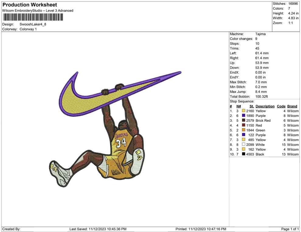 Swoosh Laker