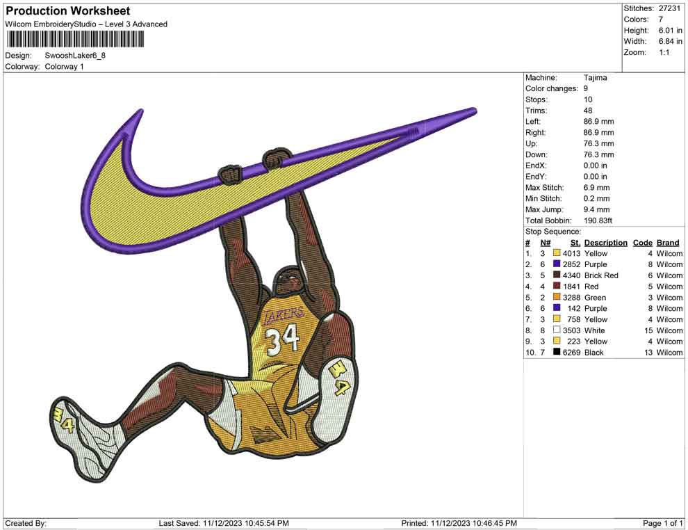 Swoosh Laker