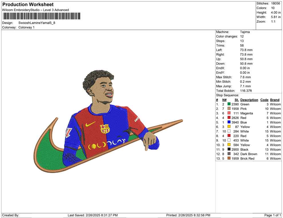 Swoosh Lamine Yamal