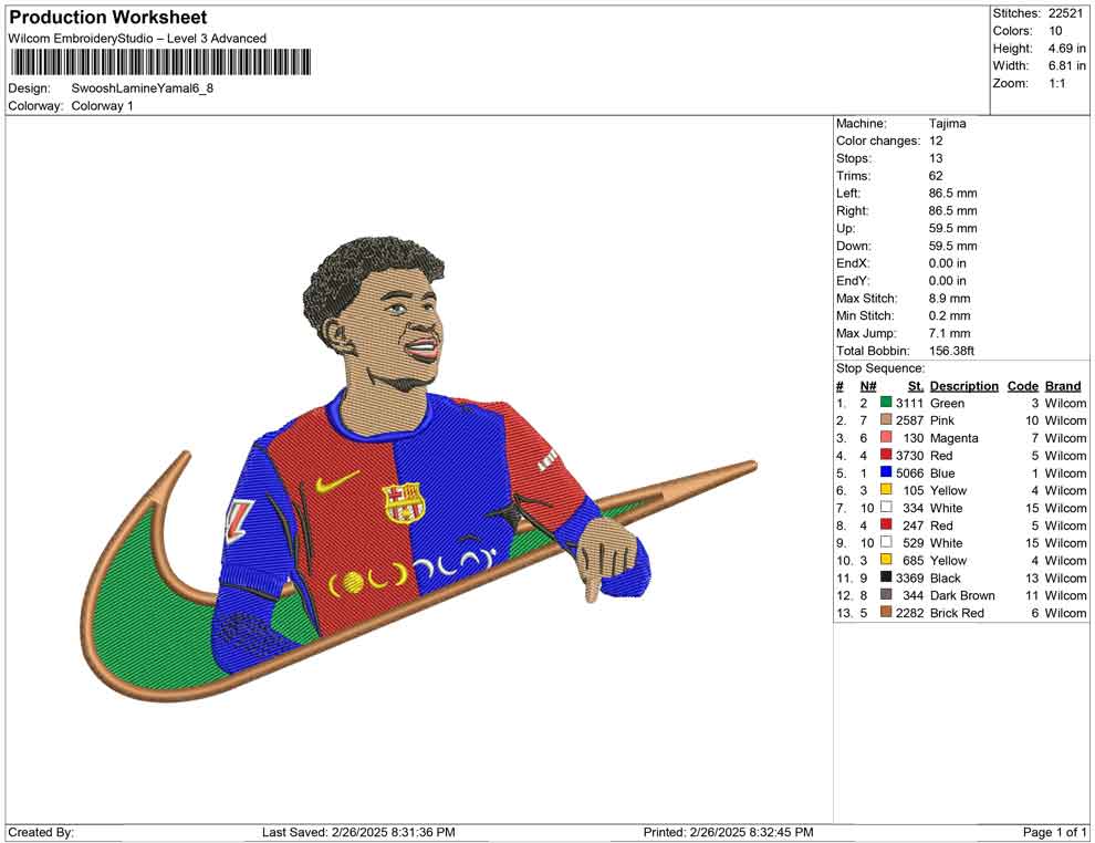Swoosh Lamine Yamal