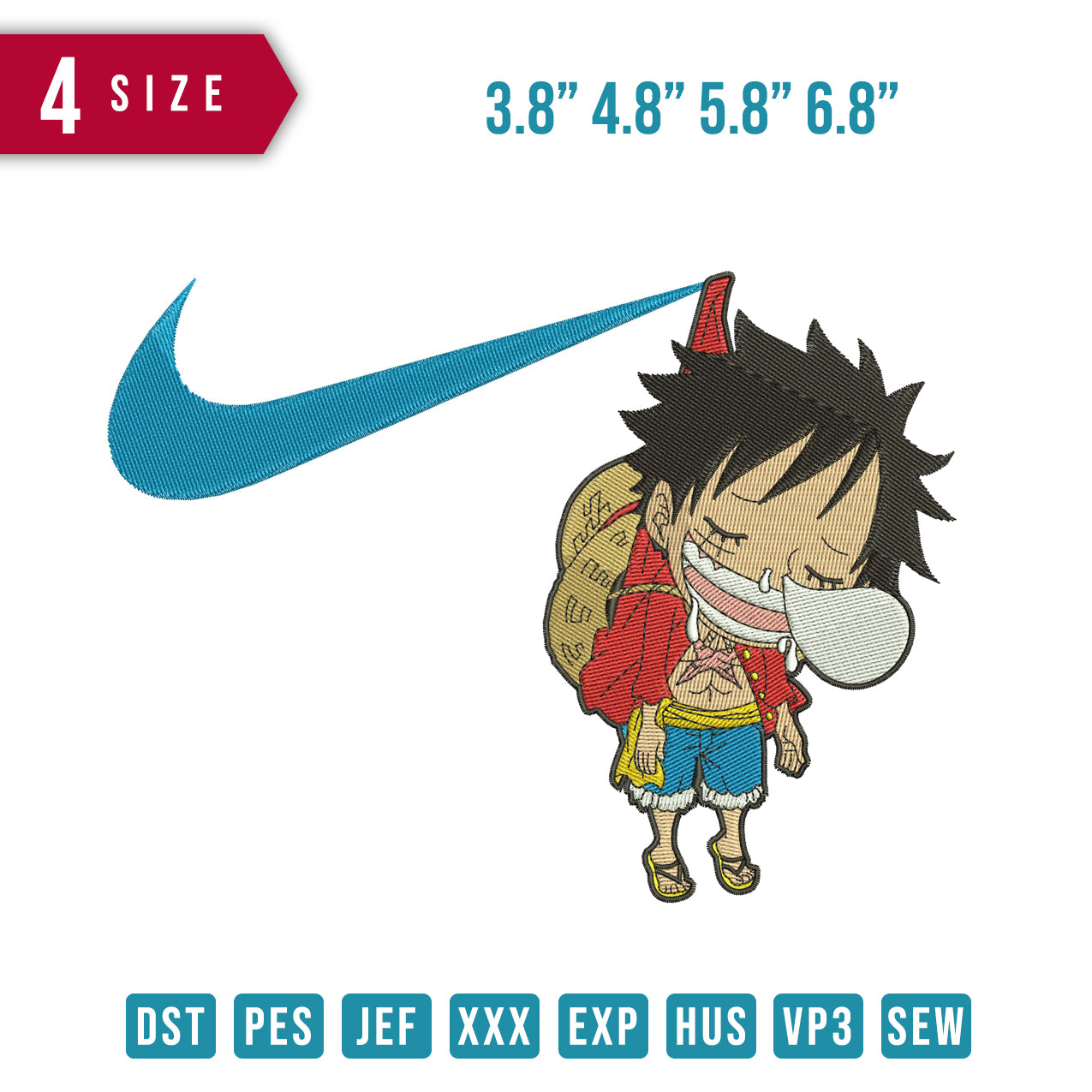 Swoosh Luffy Stuck