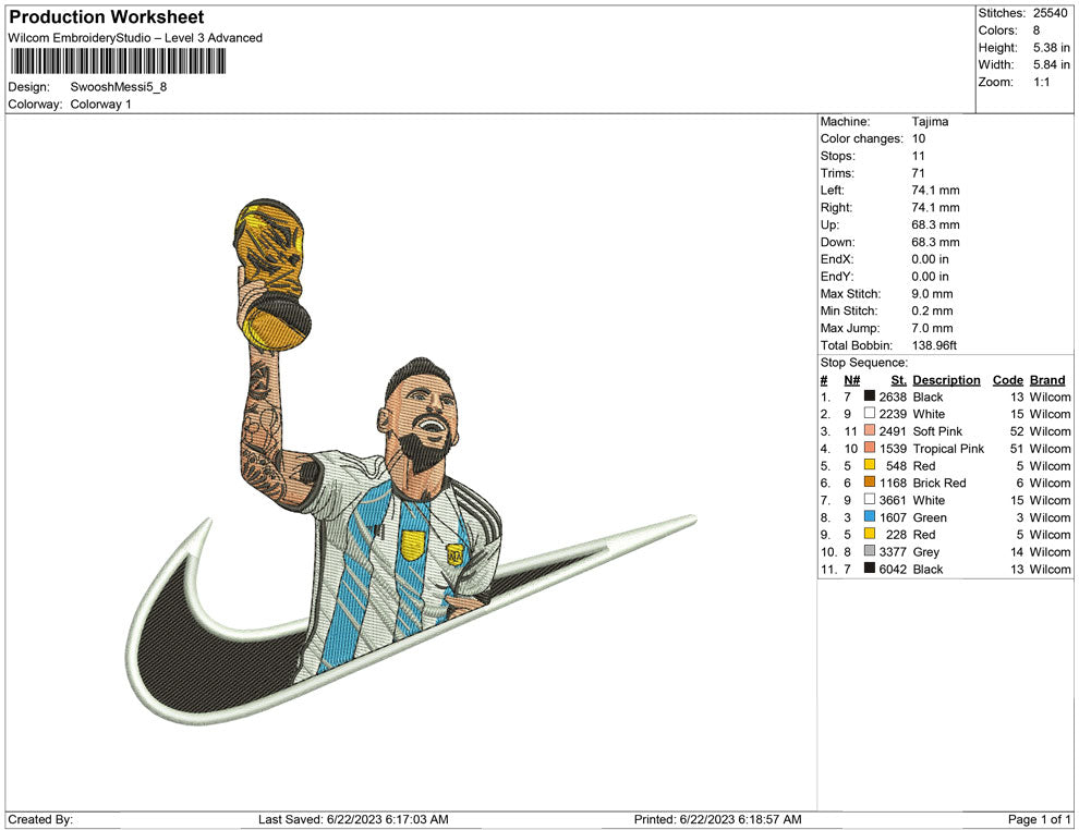 Swoosh Messi