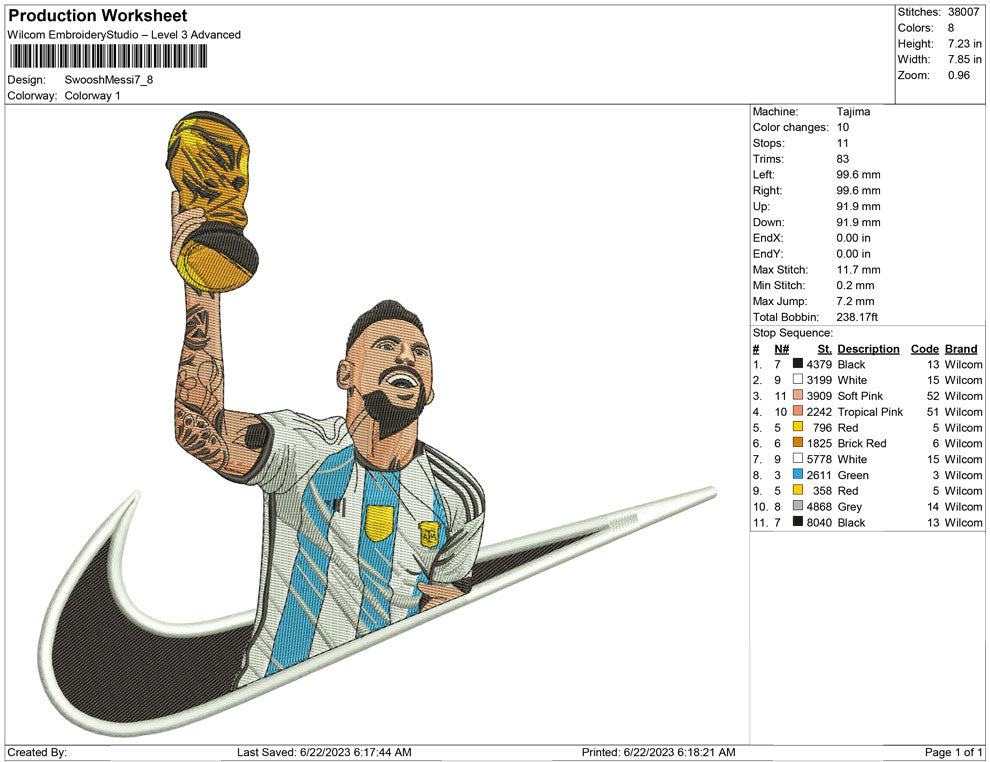 Swoosh Messi