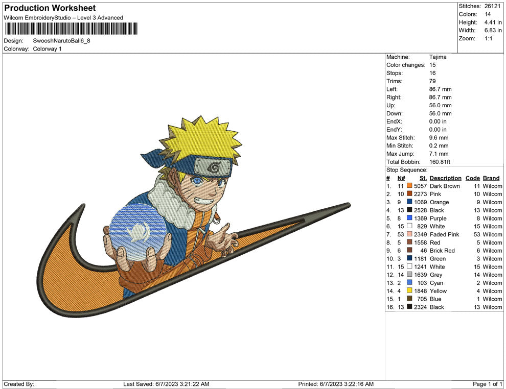 Swoosh Naruto Ball