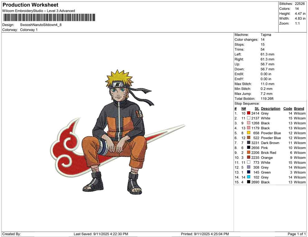 Swoosh Naruto Sitdown