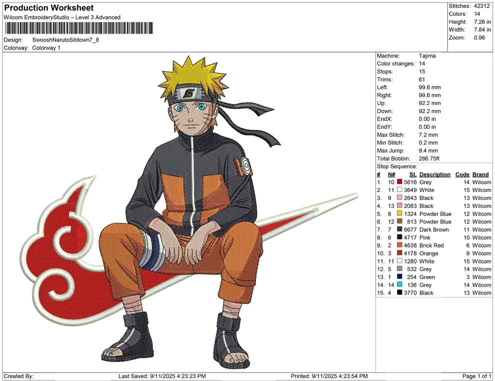 Swoosh Naruto Sitdown