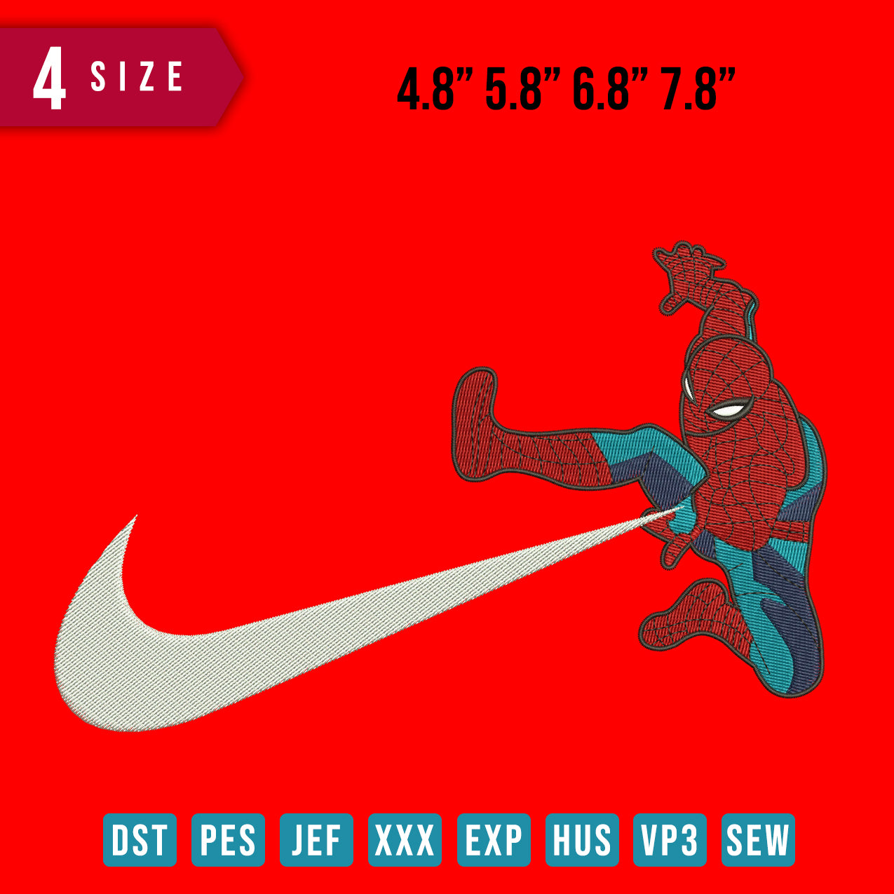 Swoosh Spiderman kein Gesicht