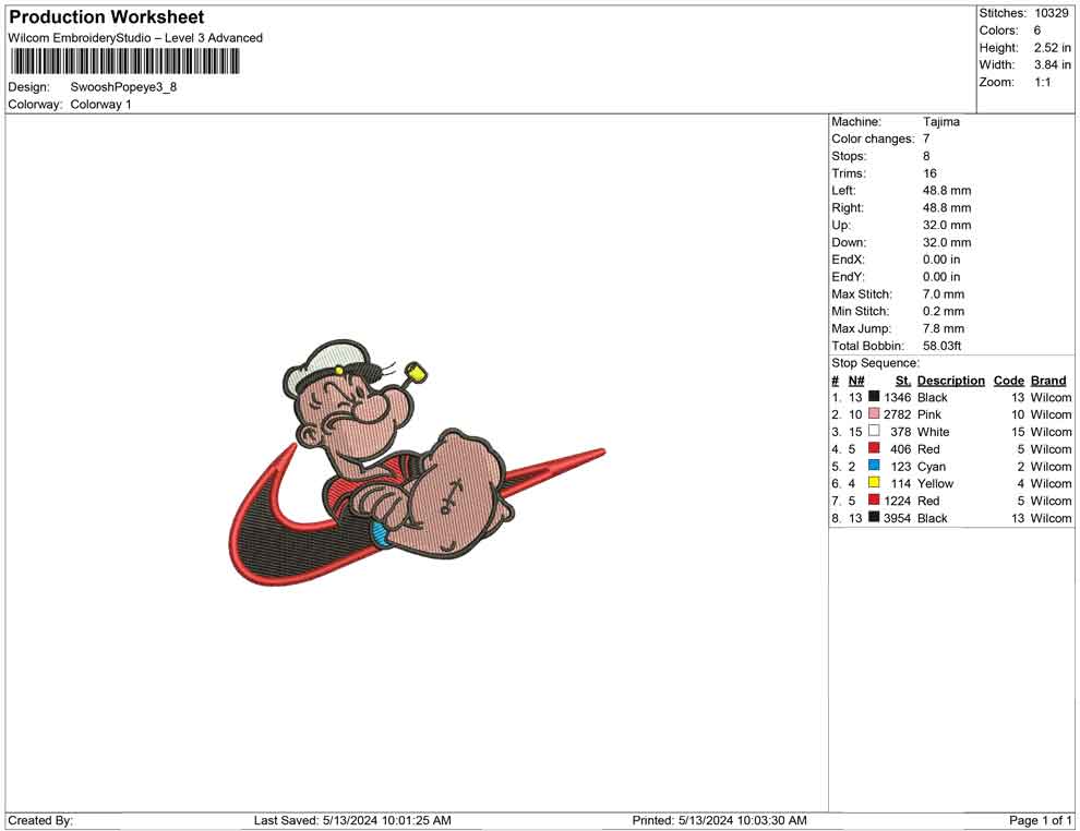 Swoosh Popeye