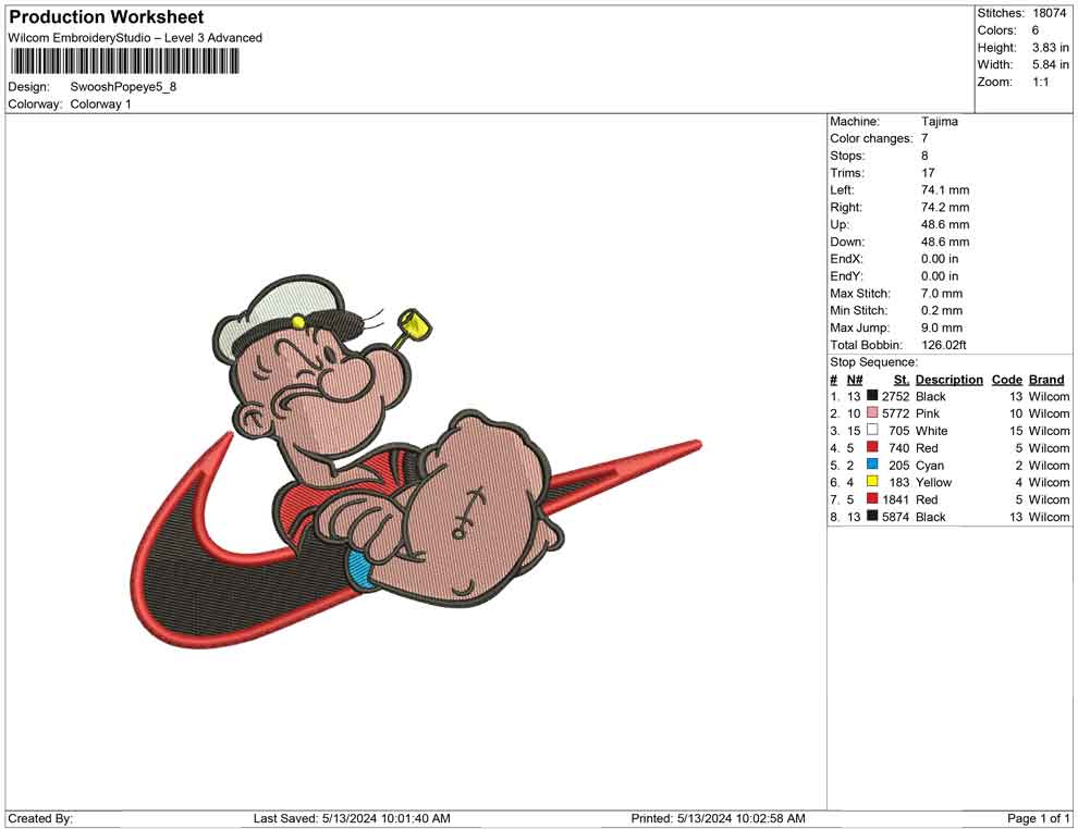 Swoosh Popeye