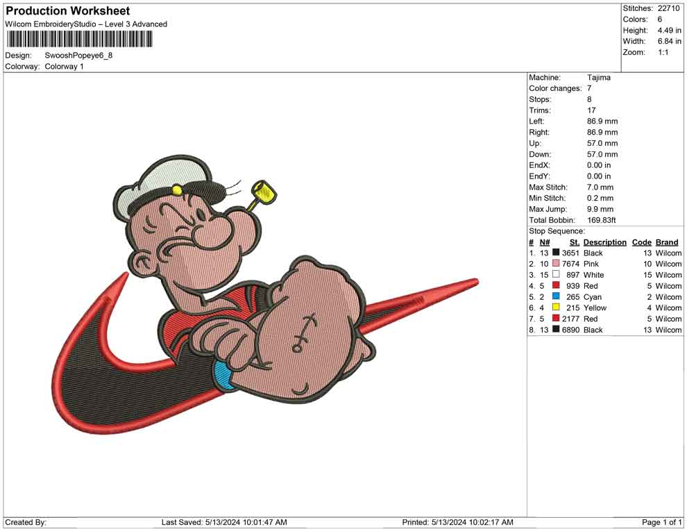 Swoosh Popeye