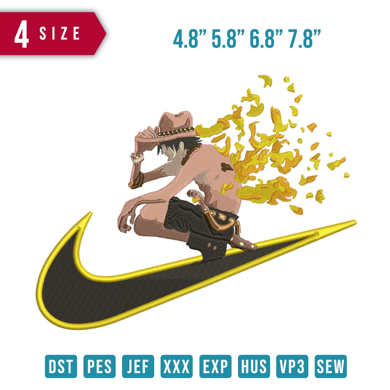Swoosh Portgas D Ace