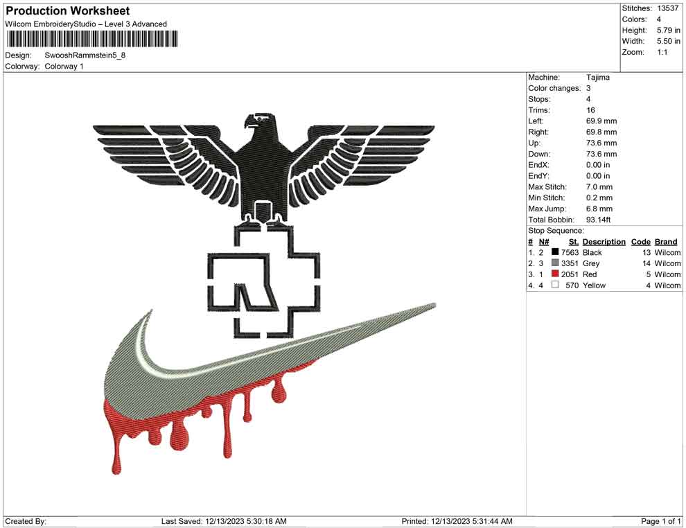 Swoosh rammstein