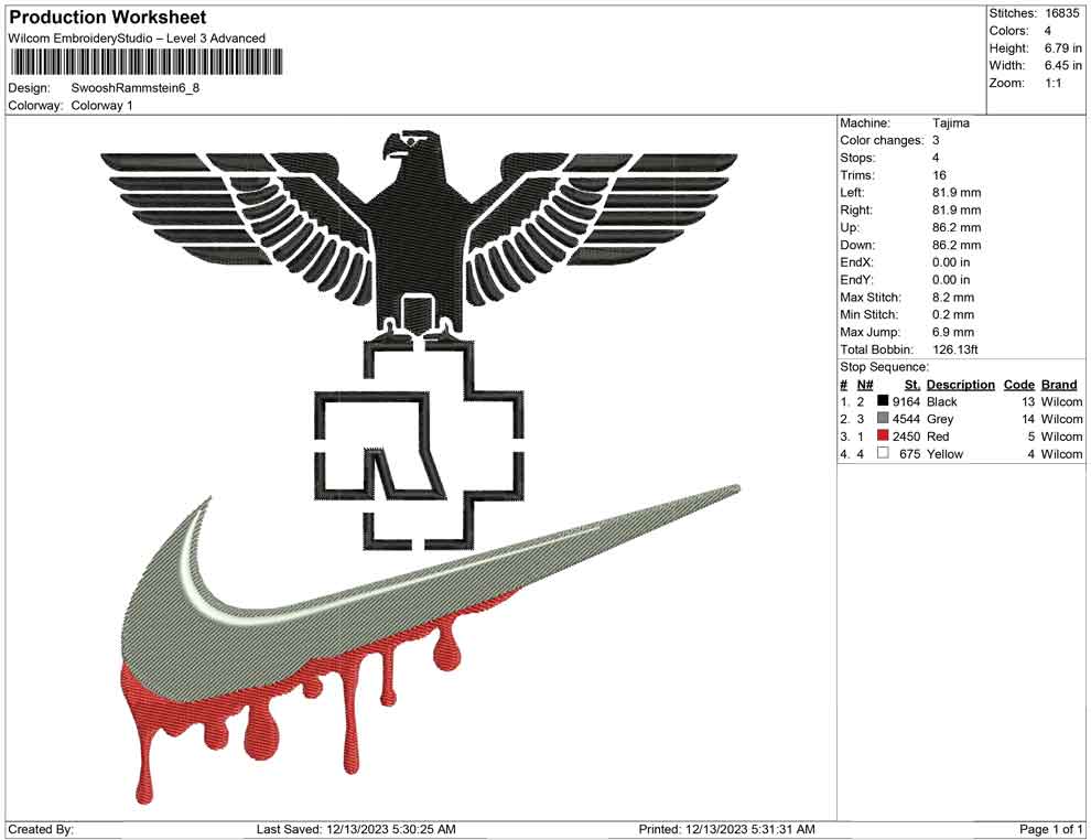 Swoosh rammstein
