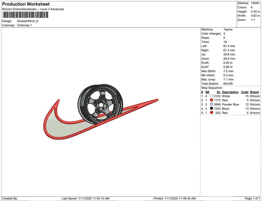 Swoosh Rim