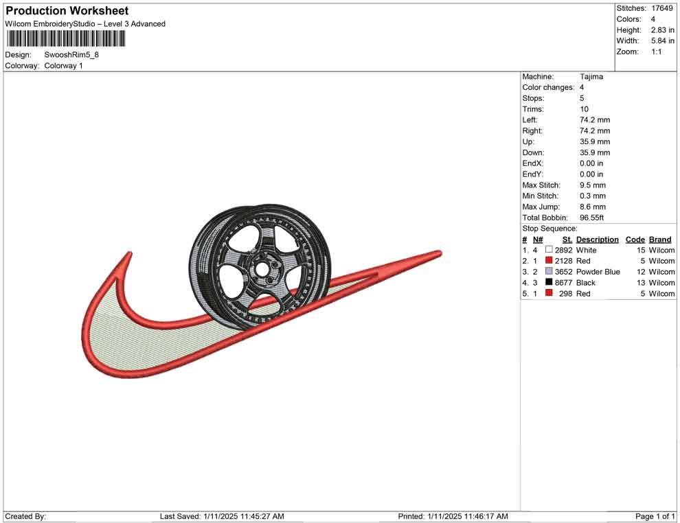 Swoosh Rim