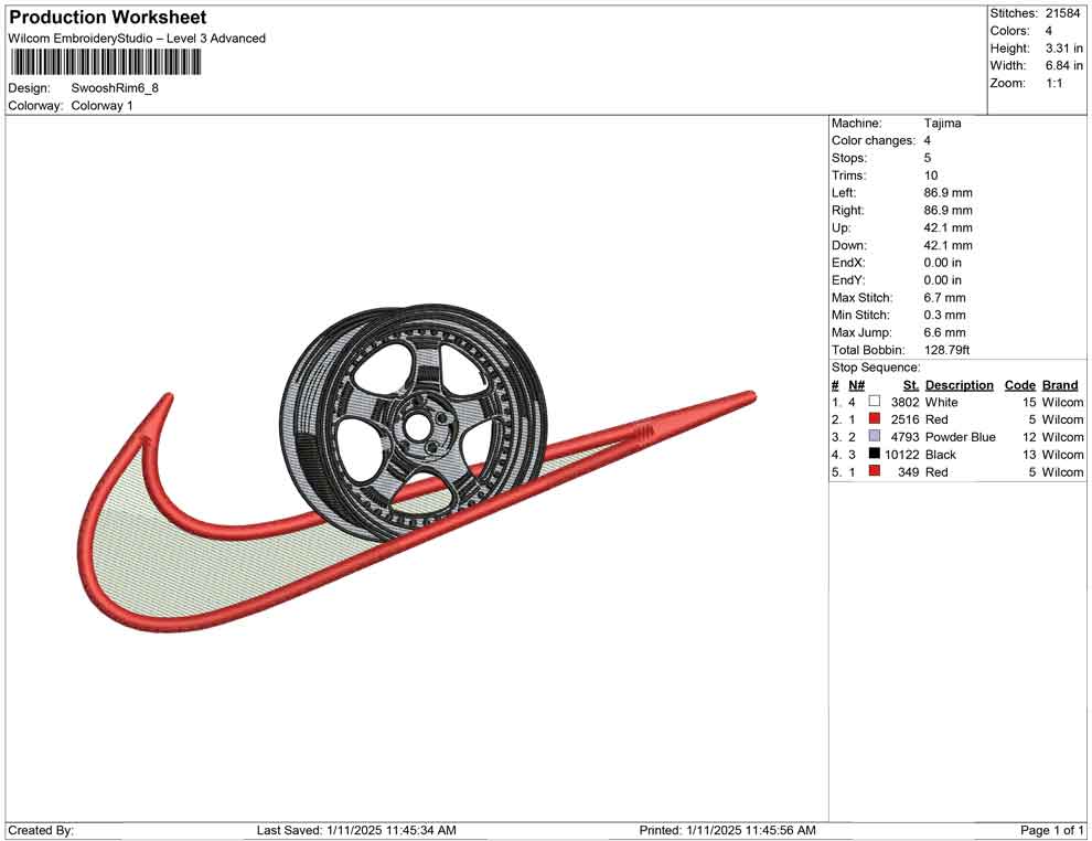 Swoosh Rim