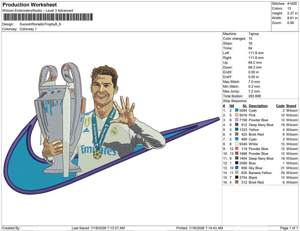 Swoosh Ronaldo Trophy