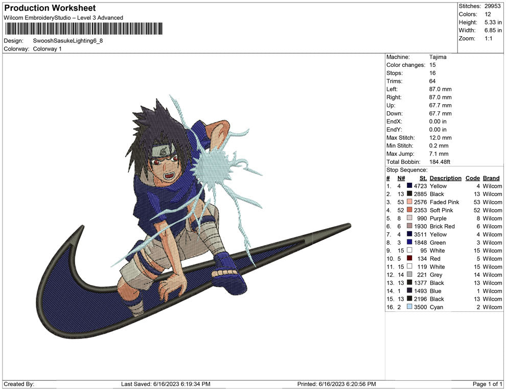 Swoosh Sasuke Lighting