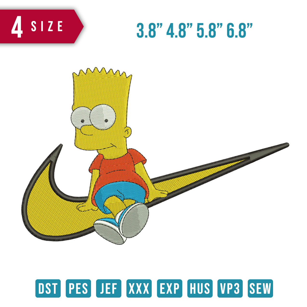 Swoosh Simpson Sit