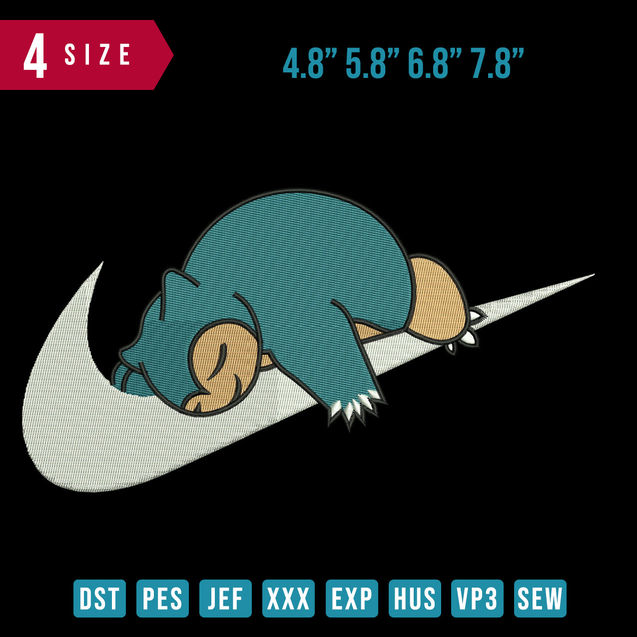 Swoosh Snorlax Sleep