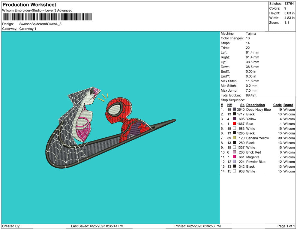Swoosh Spider and gwen