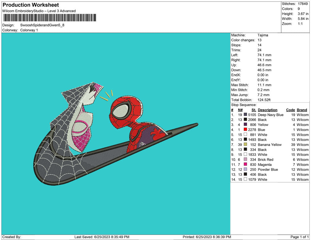 Swoosh Spider and gwen