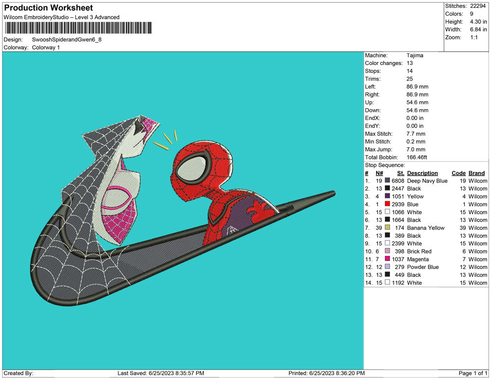 Swoosh Spider and gwen