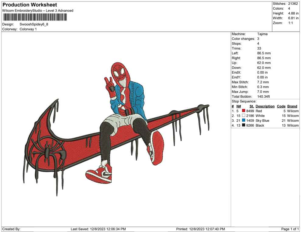 Swoosh Spidey