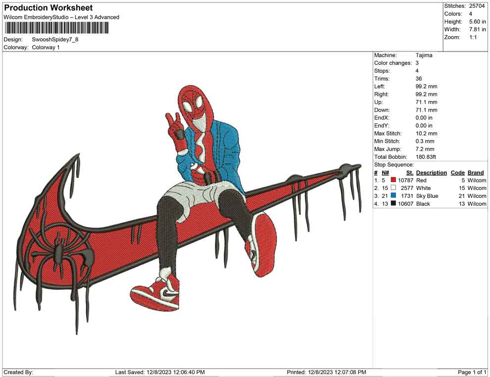 Swoosh Spidey