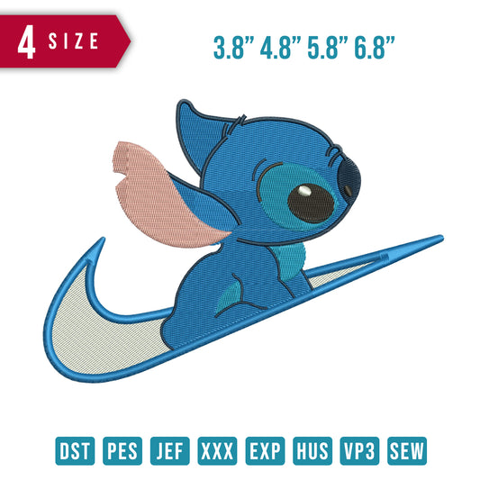 Swoosh Stitch Behind