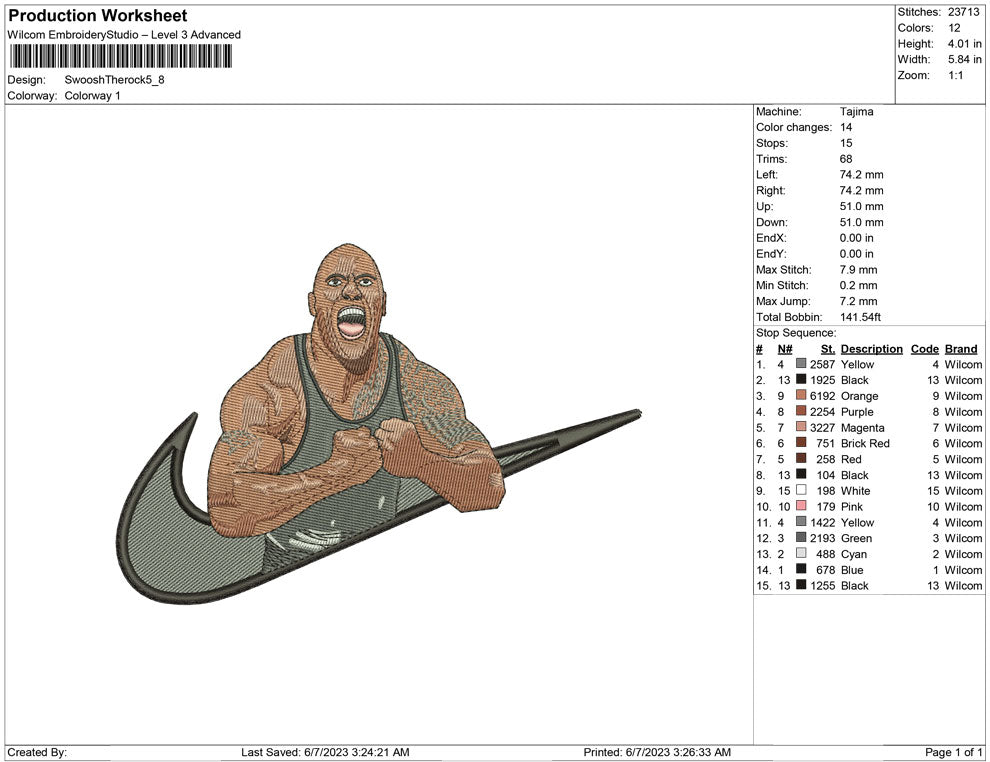 Swoosh The Rock