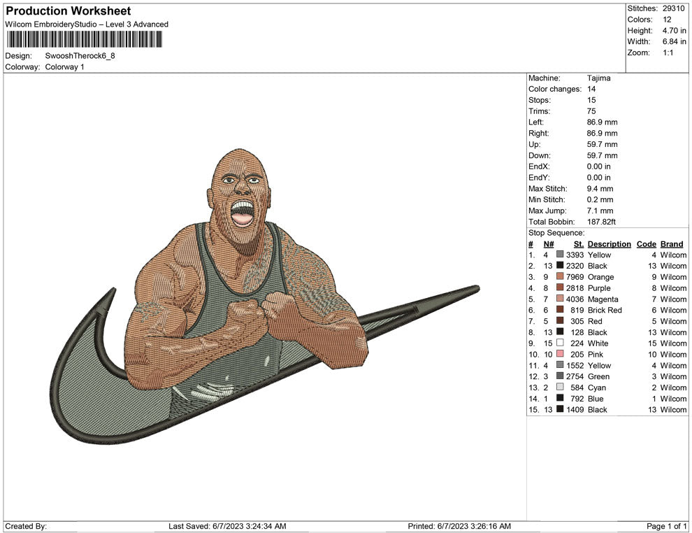 Swoosh The Rock