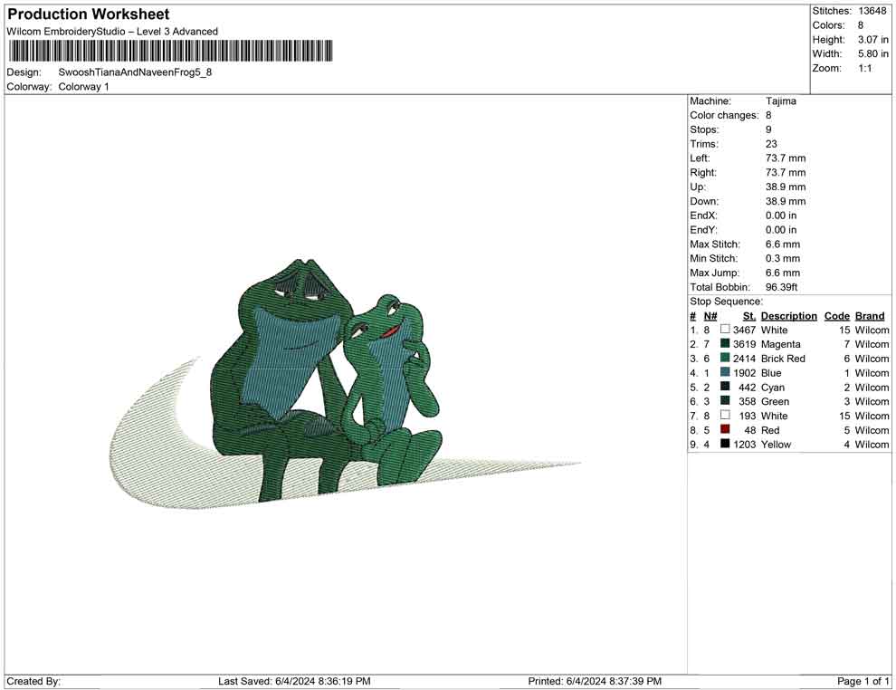 Swoosh Tiana And Naveen Frog