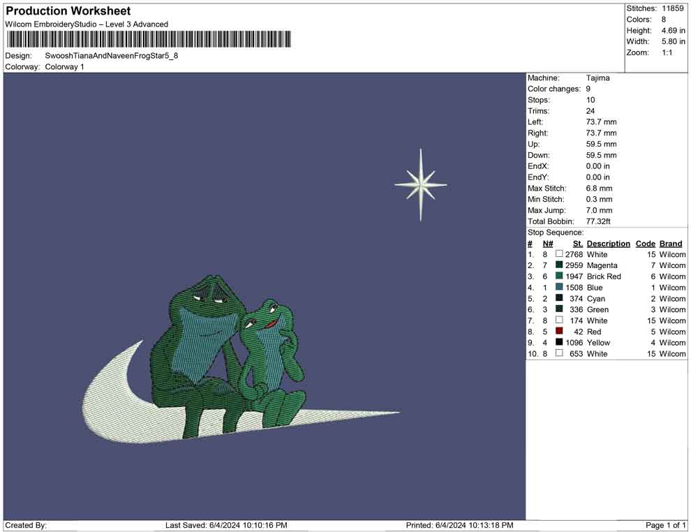 Swoosh Tiana And Naveen Frog