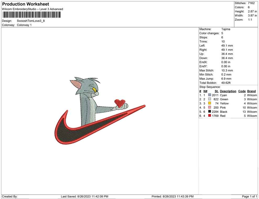 Swoosh Tom Love
