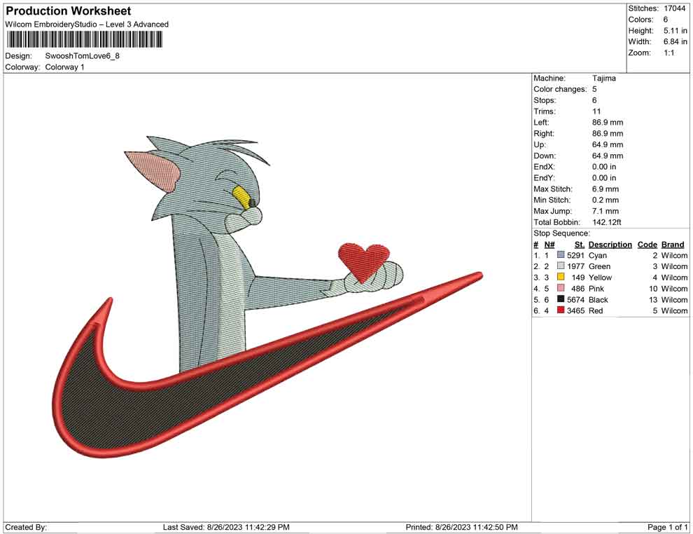 Swoosh Tom Love