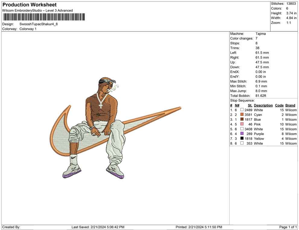 Swoosh TupacShakur